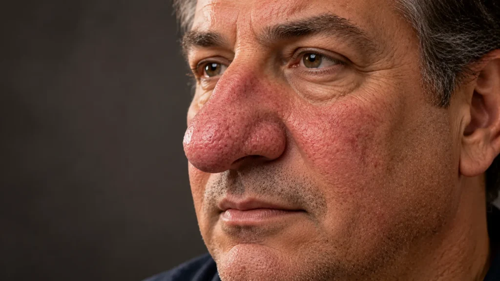 What Does an Alcoholic Nose Look Like